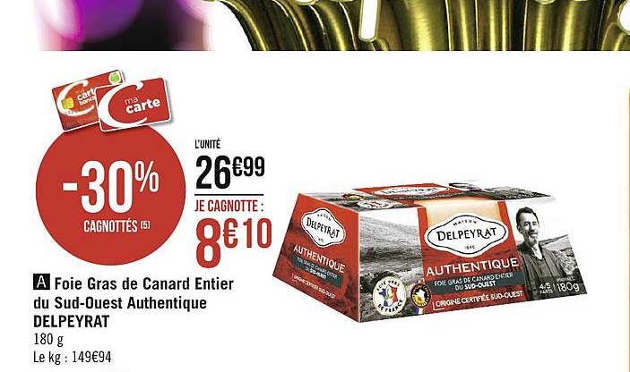 foie gras de canard entier du sud-ouest authentique delpeyrat