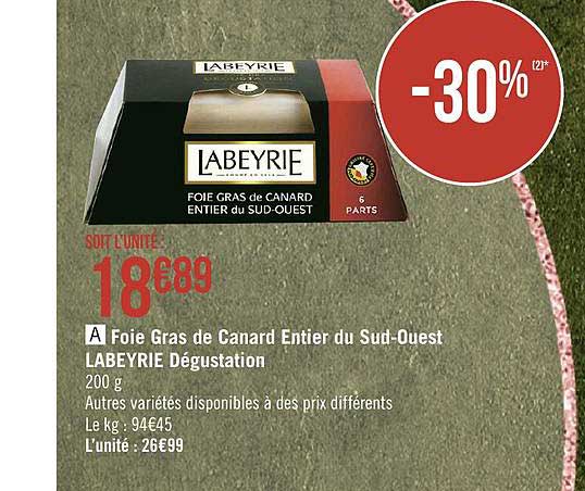 foie gras de canard entier du sud-ouest labreyrie dégustation