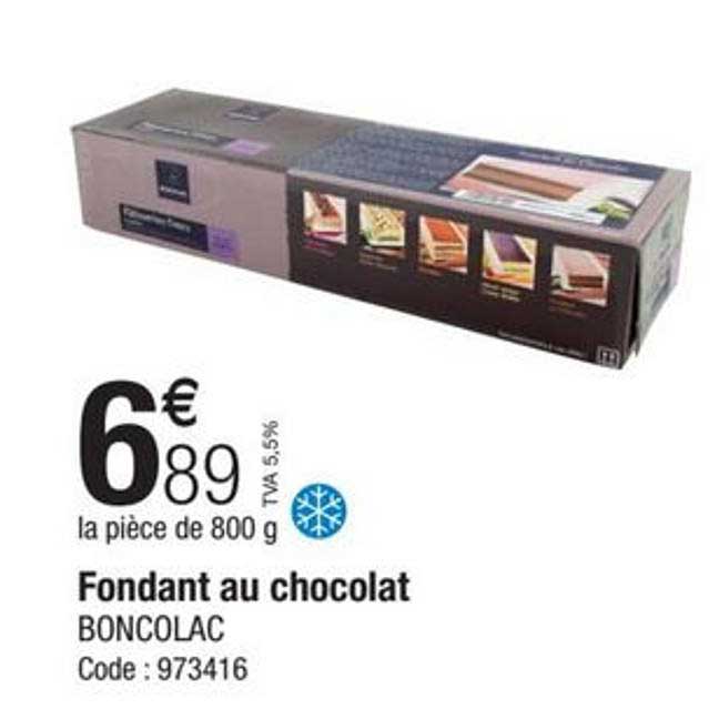 Fondant Au Chocolat Boncolac