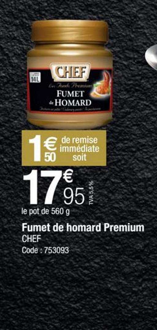 fumet de homard premium chef