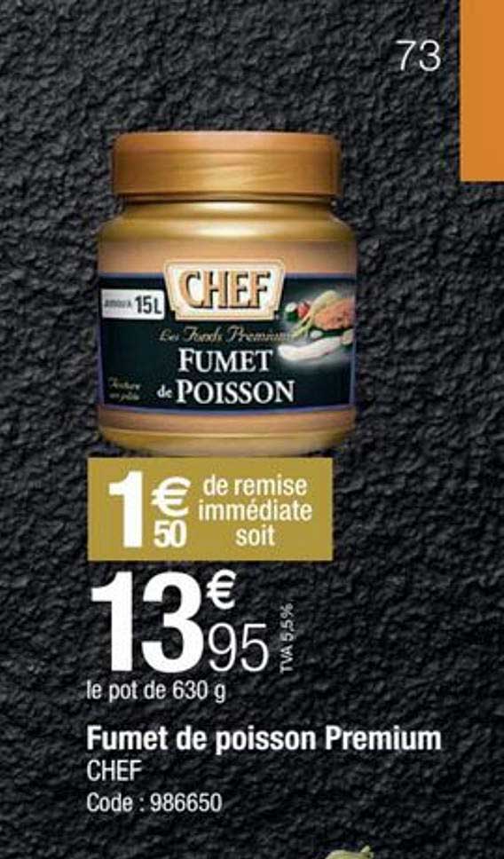 fumet de poisson premium chef
