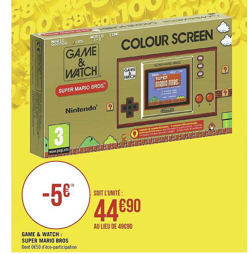 game & watch : super mario bros