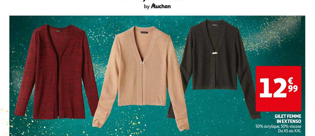 gilet femme in extenso