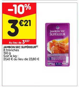 Jambon Sec Supérieur