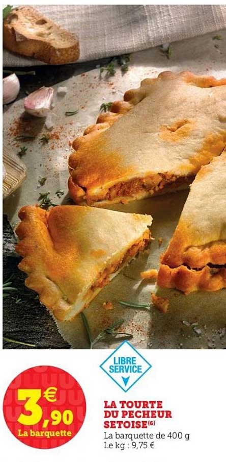 la tourte du pêcheur setoise