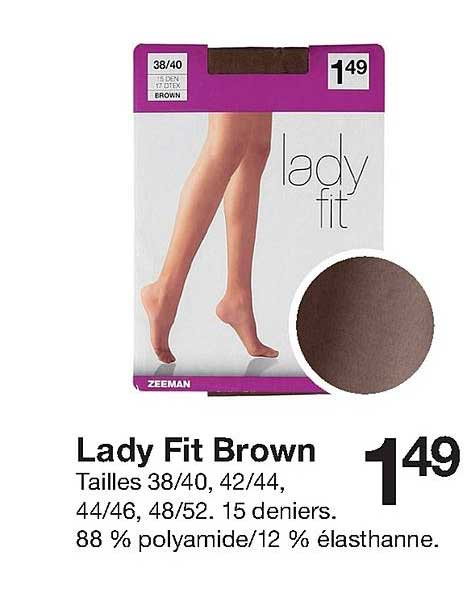 lady fit brown