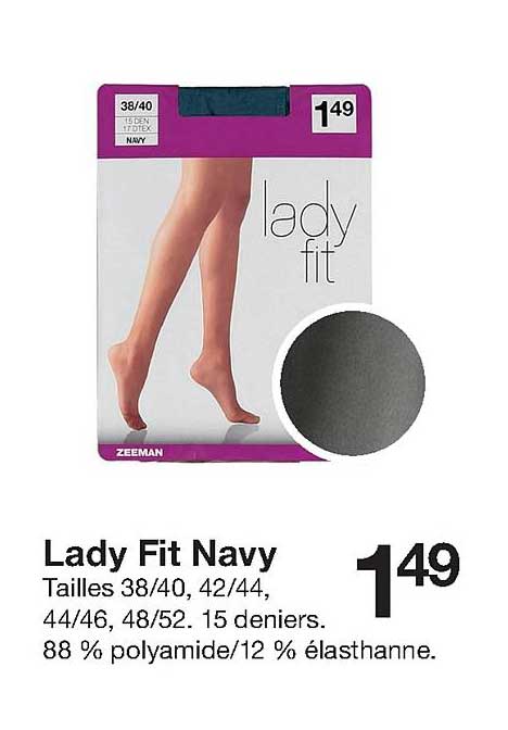 lady fit navy