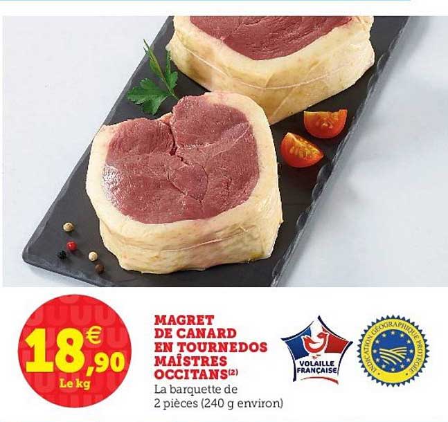 Magret De Canard En Tournedos Maïstres Occitans