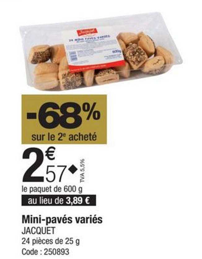 Mini-pavés Variés Jacquet