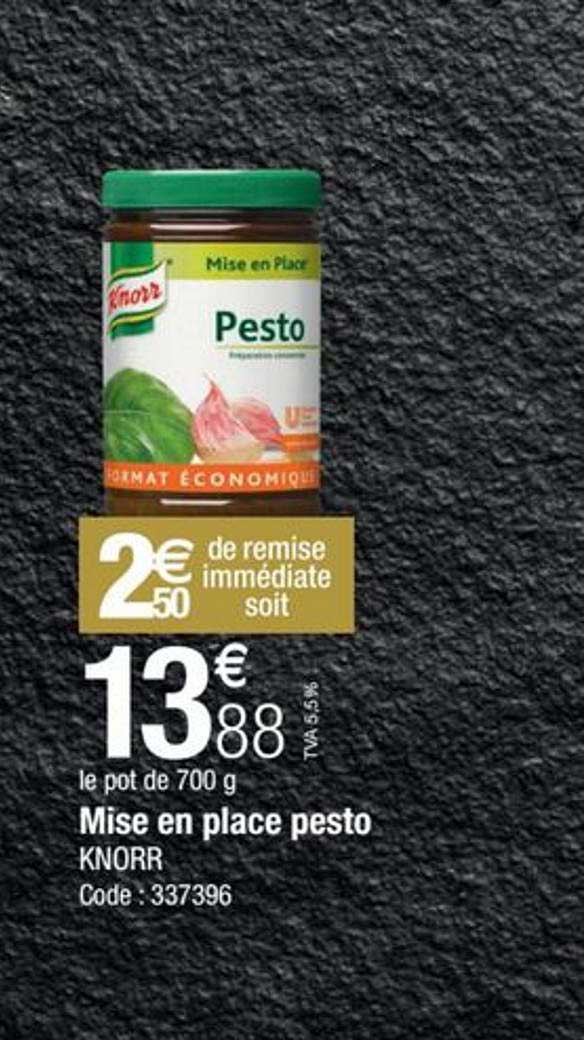 Mise En Place Pesto Knorr
