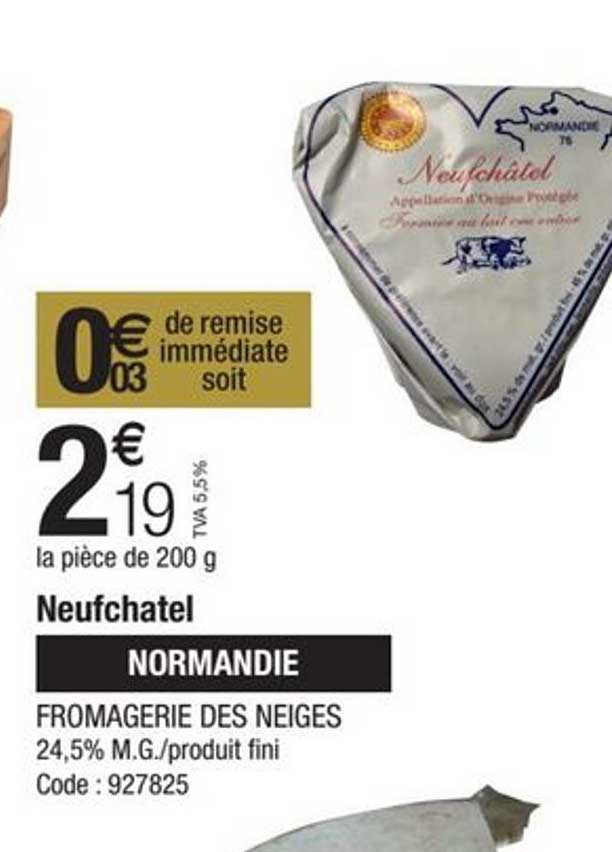 neufchatel fromagerie des neiges normandie