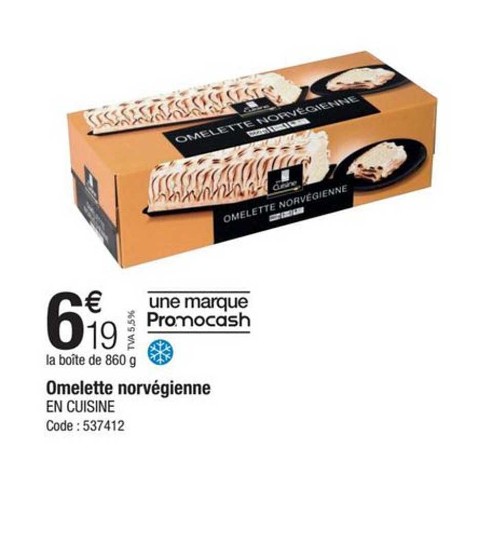 omelette norvégienne en cuisine