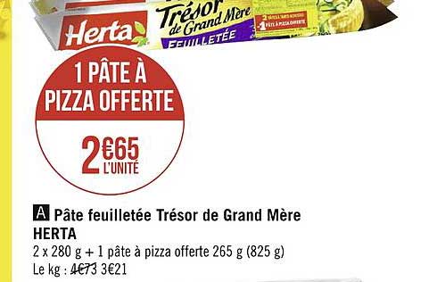 pâte feuilletée trésor de grand mère herta