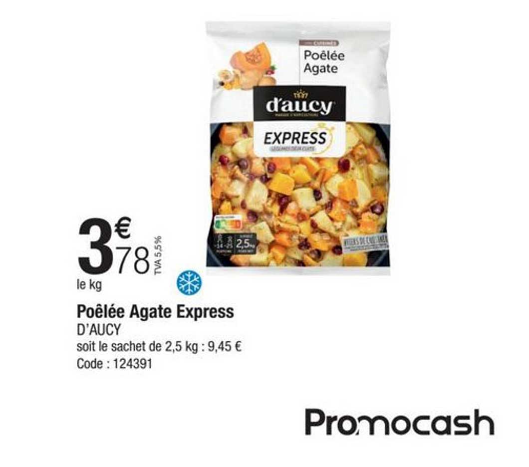 poêlée agate express d'aucy