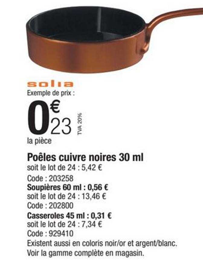 Poêles Cuivre Noires