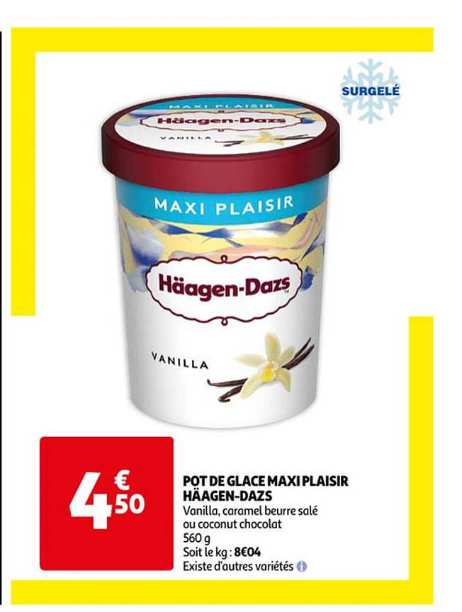 pot de glace maxi plaisir häagen dazs