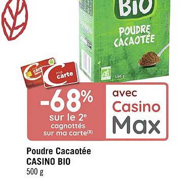 Poudre Cacaotée Casino Bio