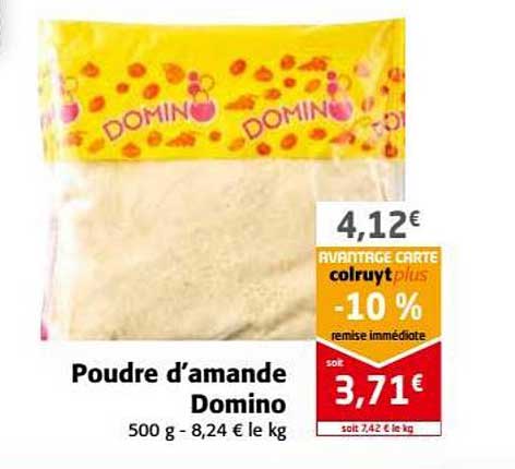 Poudre D'amande Domino -10% De Remise Immédiate