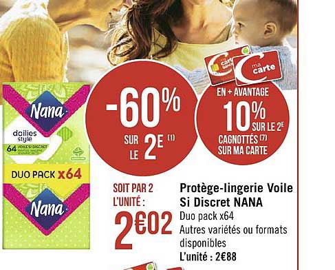 protège-lingerie voile si discret nana