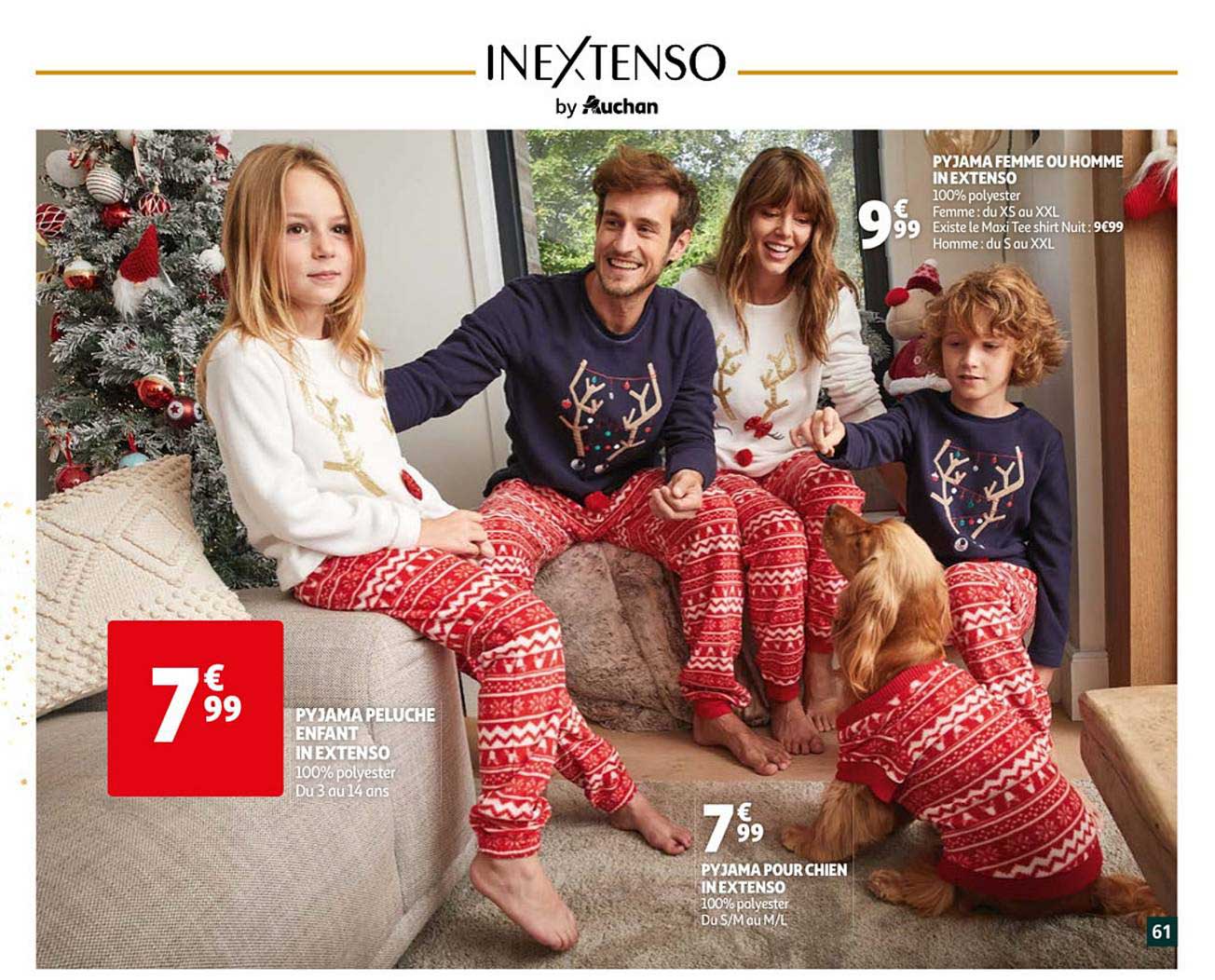 pyjama femme ou homme in extenso pyjama enfant in extenso pyjama pour chien in extenso