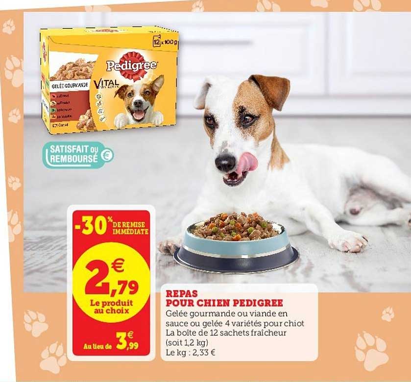 Repas Pour Chien Pedigree -30% De Remise Immédiate