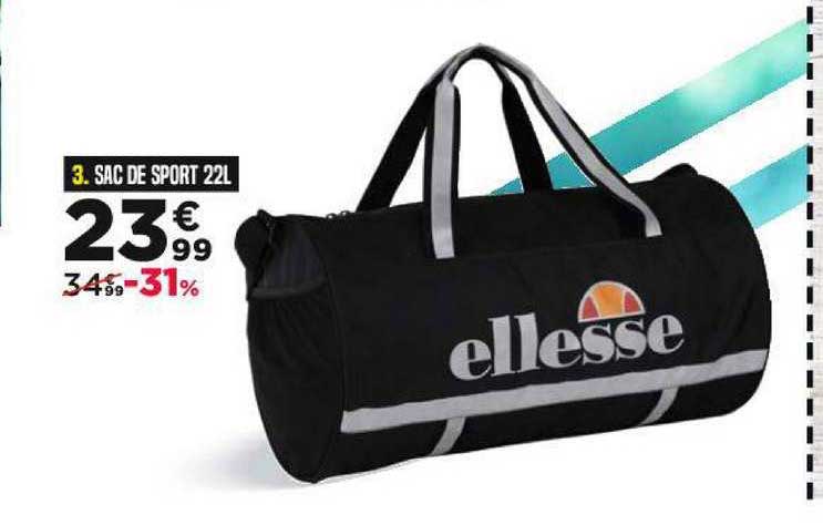 sac de sport 22l ellesse
