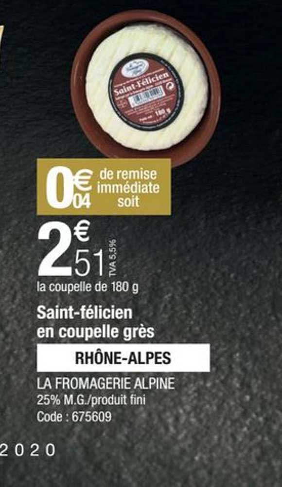 saint-félicien en coupelle grès la fromagerie alpine rhône alpes