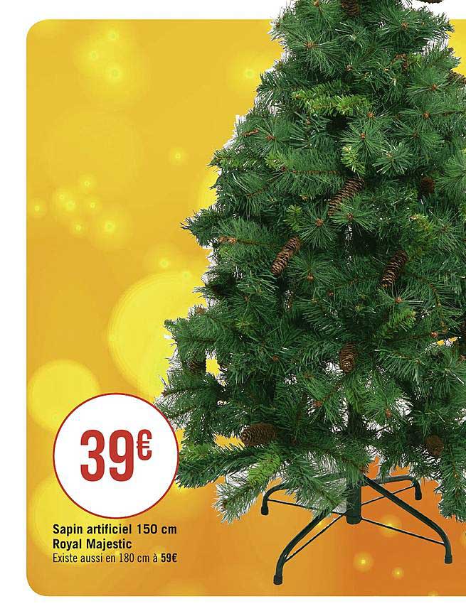 sapin artificiel 150 cm royal majestic