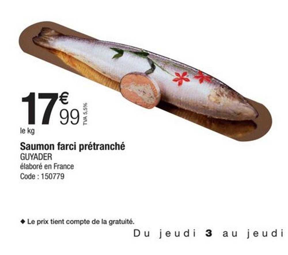 Saumon Farcie Prétranché Guyader