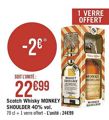 scotch whisky monkey shoulder 40% vol.