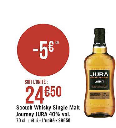 scotch whisky single malt journey jura 40% vol.