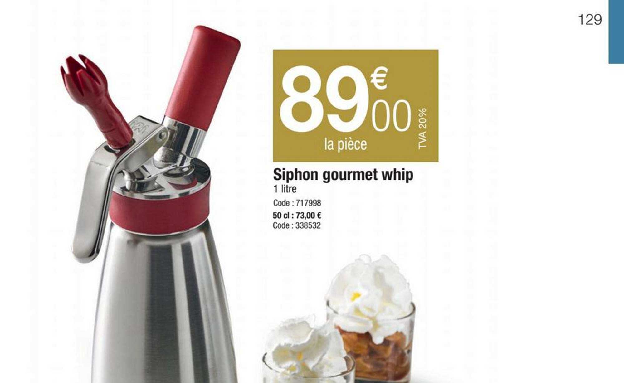 siphon gourmet whip