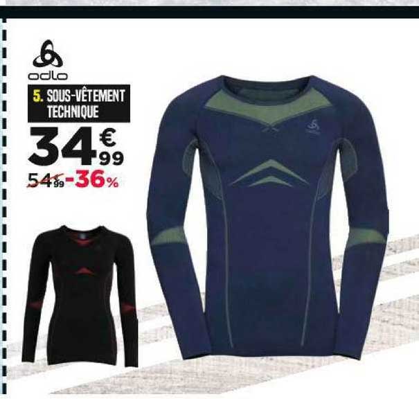 sous vêtement technique odlo