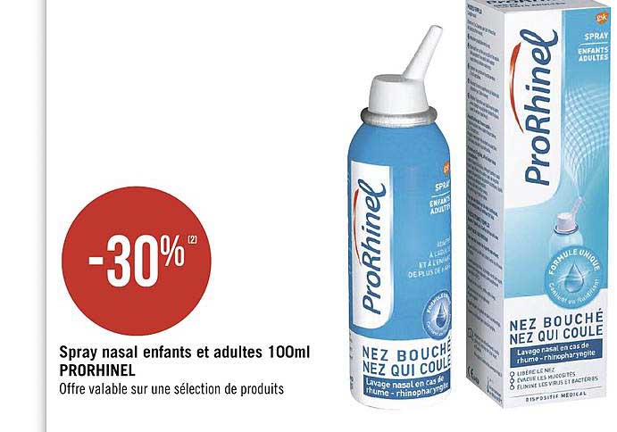 spray nasal enfants et adultes 100ml prorhinel