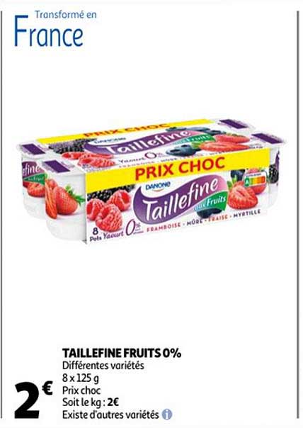taillefine fruits 0%