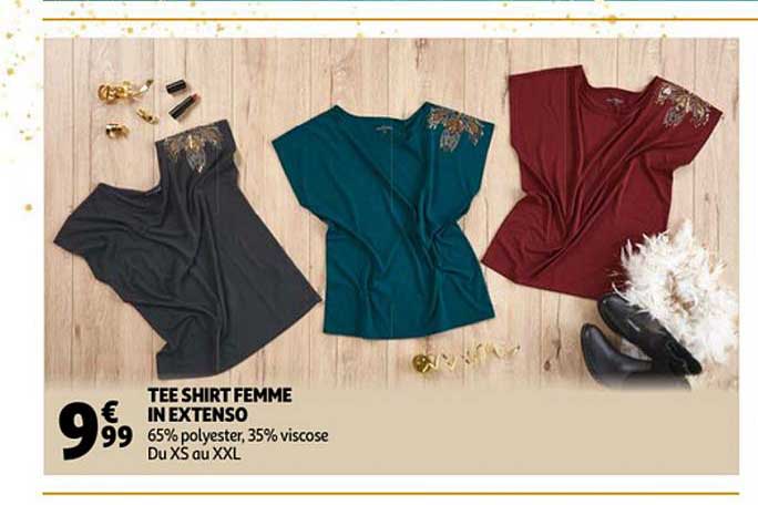 tee shirt femme in extenso