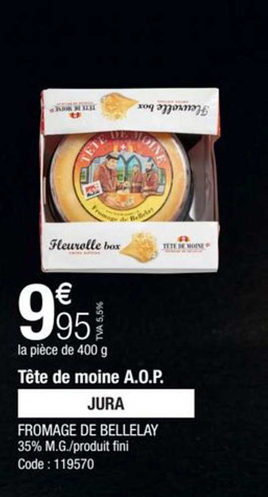 Tête De Moine Aop Jura Fromage De Bellelay