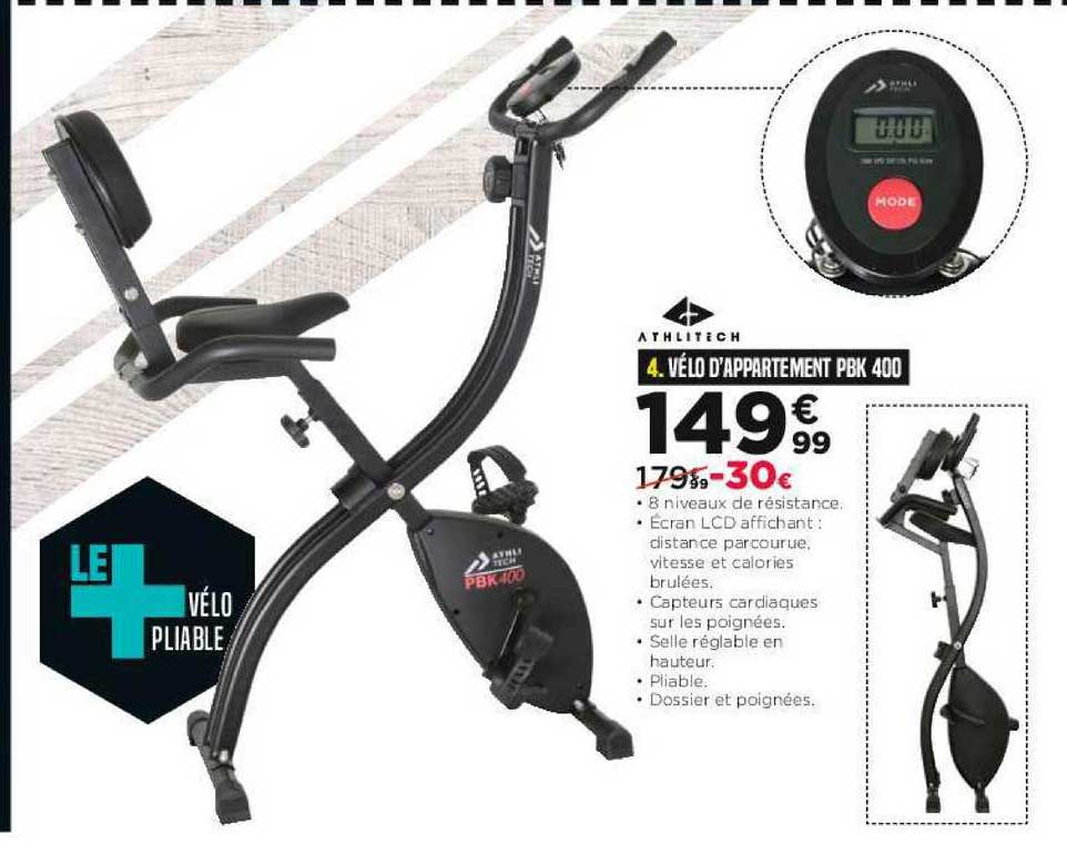 vélo d'appartement pbk 400