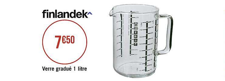 verre gradué 1 litre