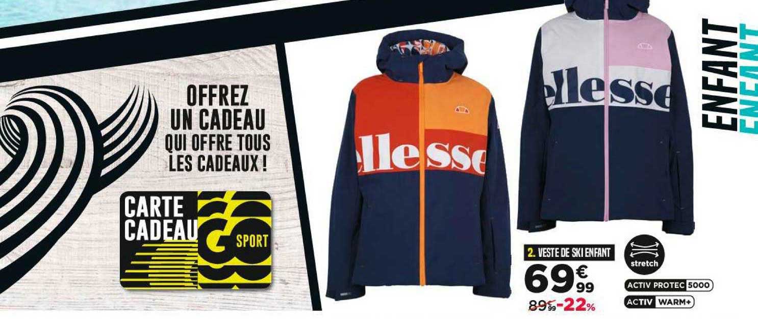 veste de ski enfant ellesse