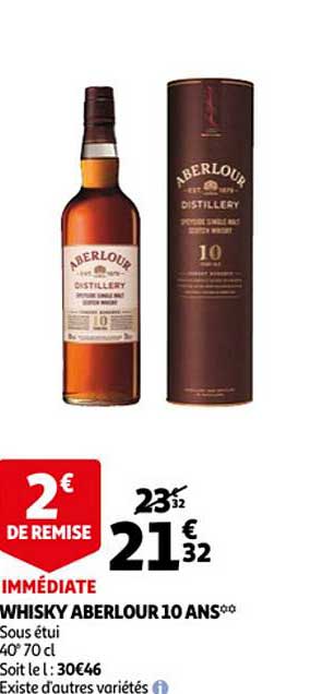 whisky aberlour 10 ans