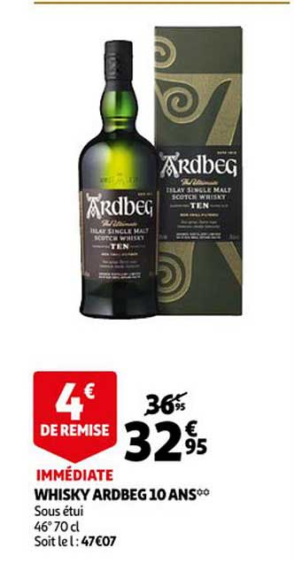 whisky ardbeg 10 ans