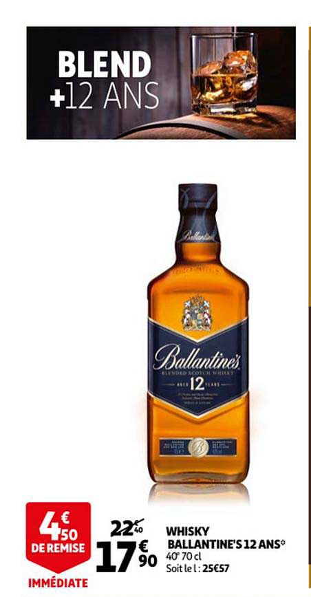 whisky ballantine's 12 ans