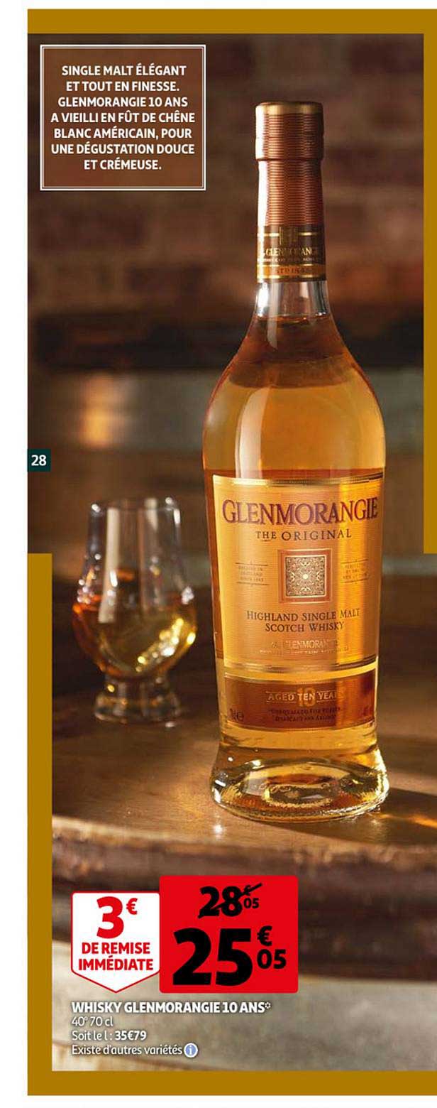 whisky glenmorangie 10 ans