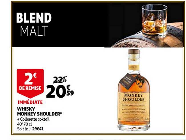 whisky monkey shoulder