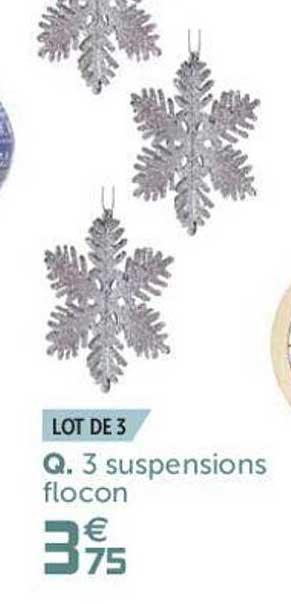 3 suspensions flocon