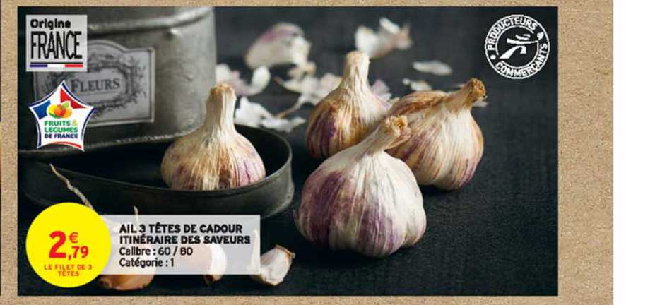 Ail 3 Têtes De Cadour Itinéraire Des Saveurs