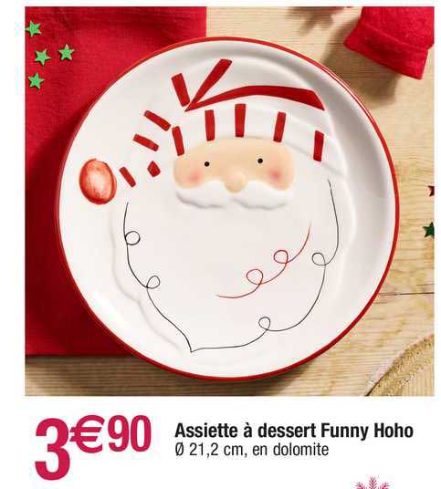 assiette à dessert funny hoho