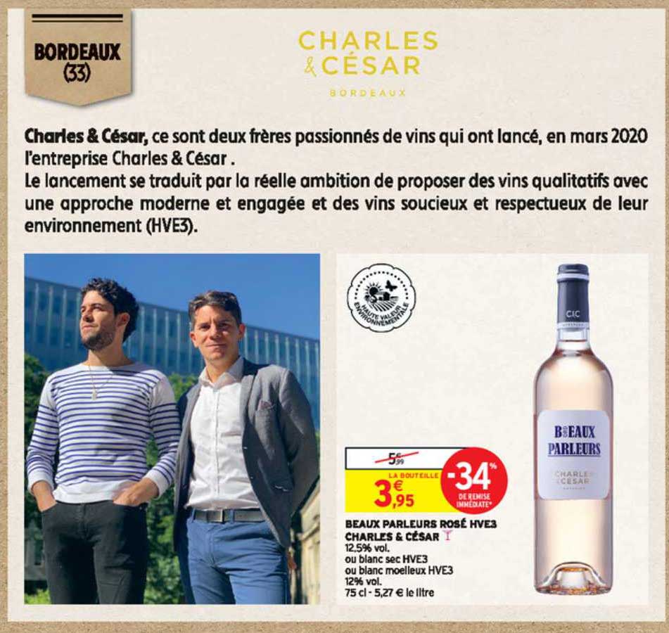 Beaux Parleurs Rosé Hve3 Charles & César