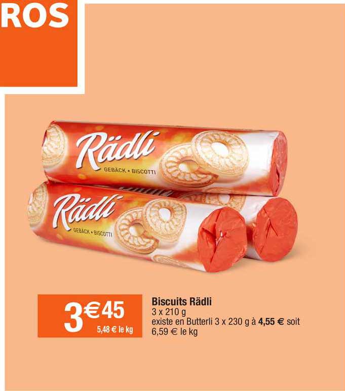 Biscuits Rädli